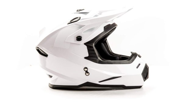 Шлем мото кроссовый HIZER J6801 #2 (L) white